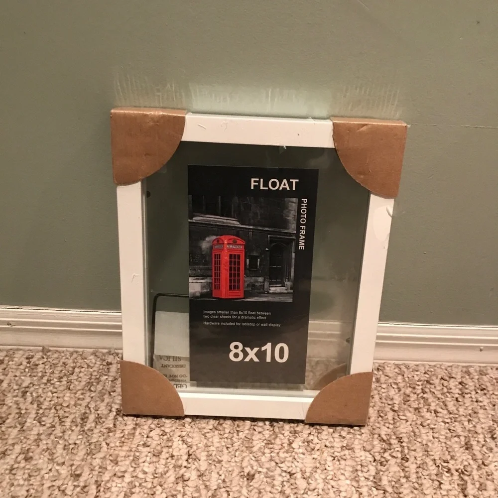 HARD TO FIND IKEA White Float Photo Frame | 8 X 10 | New Unopened